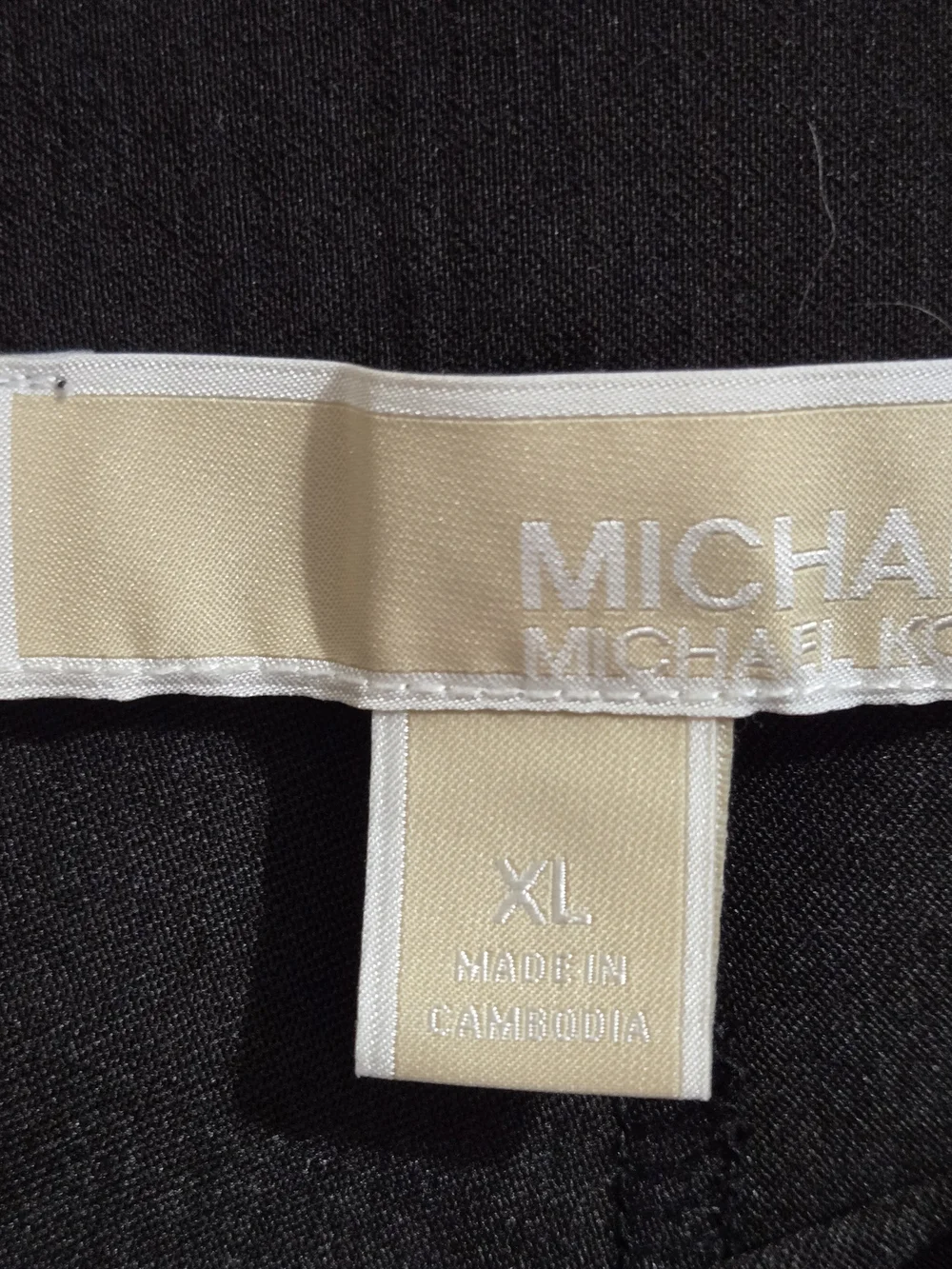 Micheal Kors Women's Pants Size XL Black Pull-On Ankle Elastic Waist Stretch New